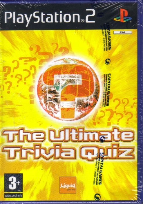 Jogo PS2 THE ULTIMATE TRIVIA QUIZ - Novo! A Estrear! Selado!