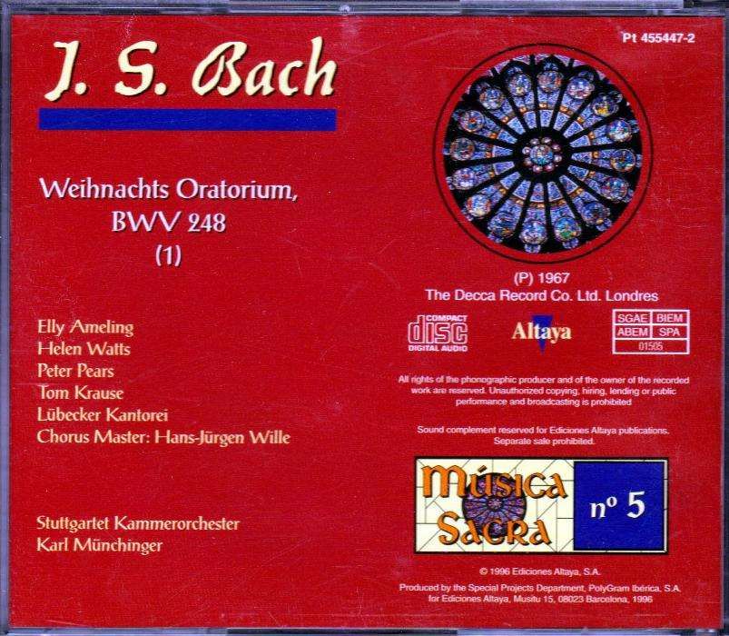 Bach: Oratório de Natal (CD)