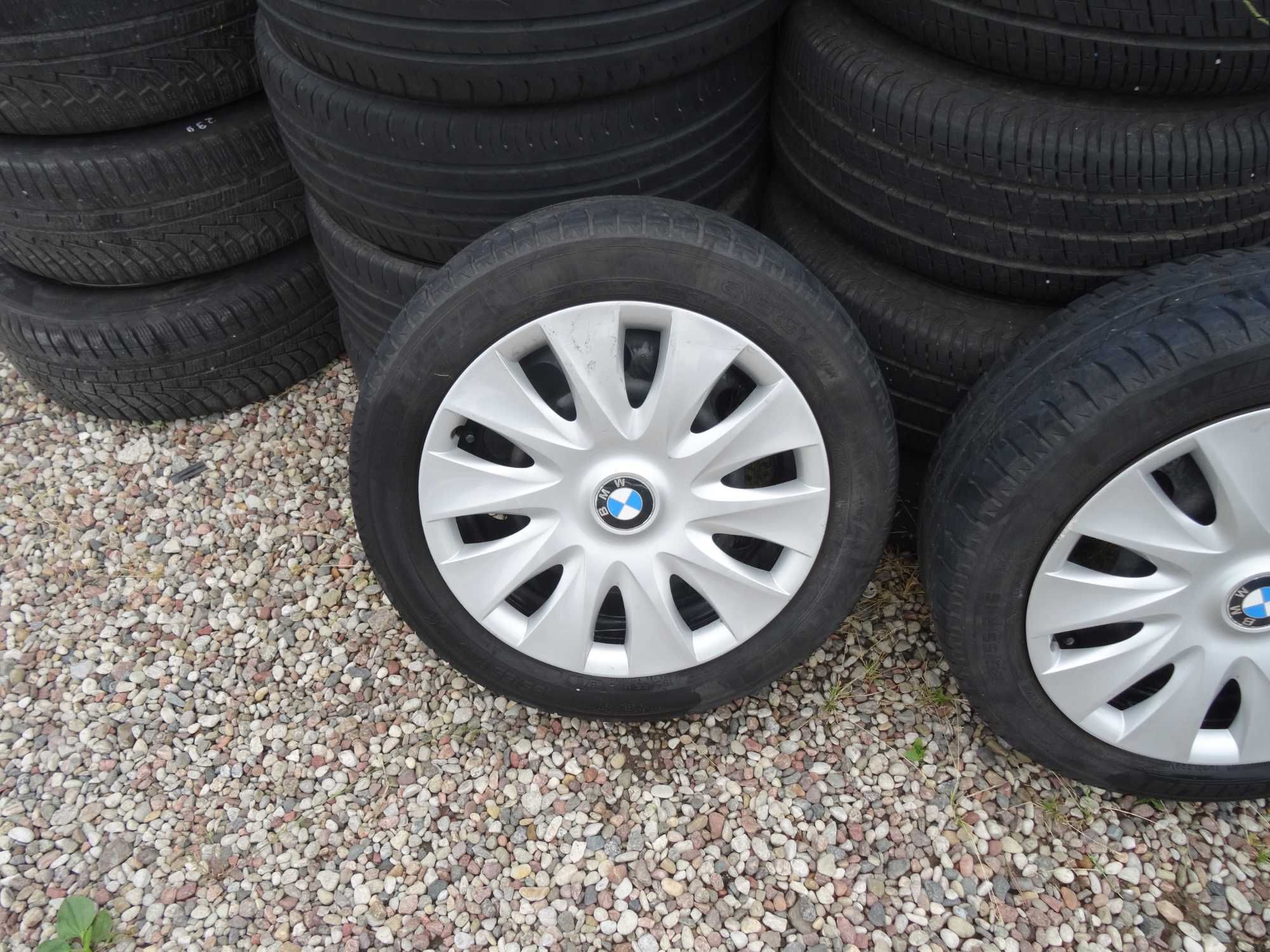 Opony BMW seria 1 letnie + stalowe z kołpakami R15 (241)