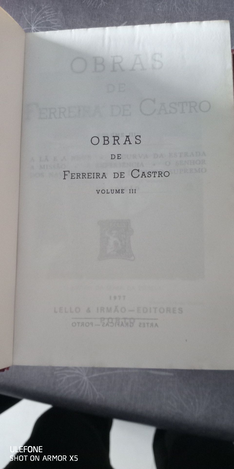 Obras de Ferreira de Castro