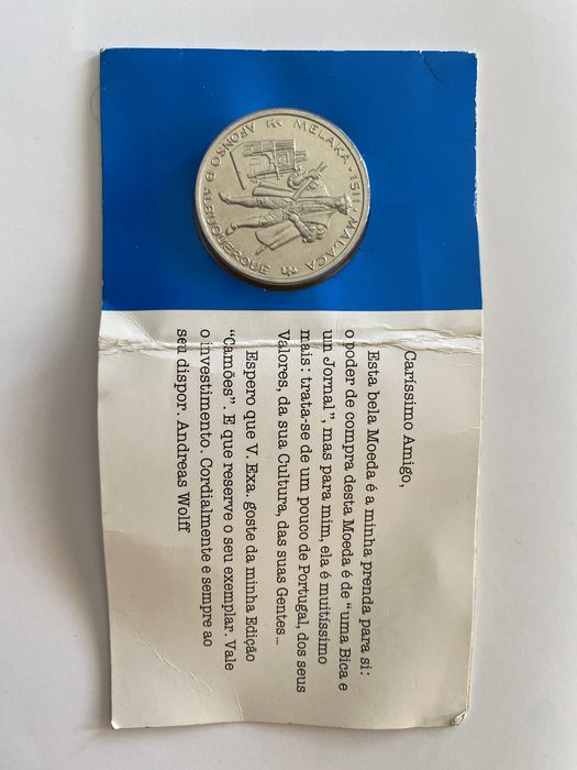 Moeda de camoes de 200 escudos