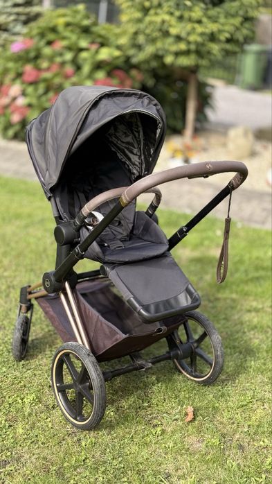 Wózek CYBEX Priam 4.0 rose gold – gondola, spacerówka, baza Isofix