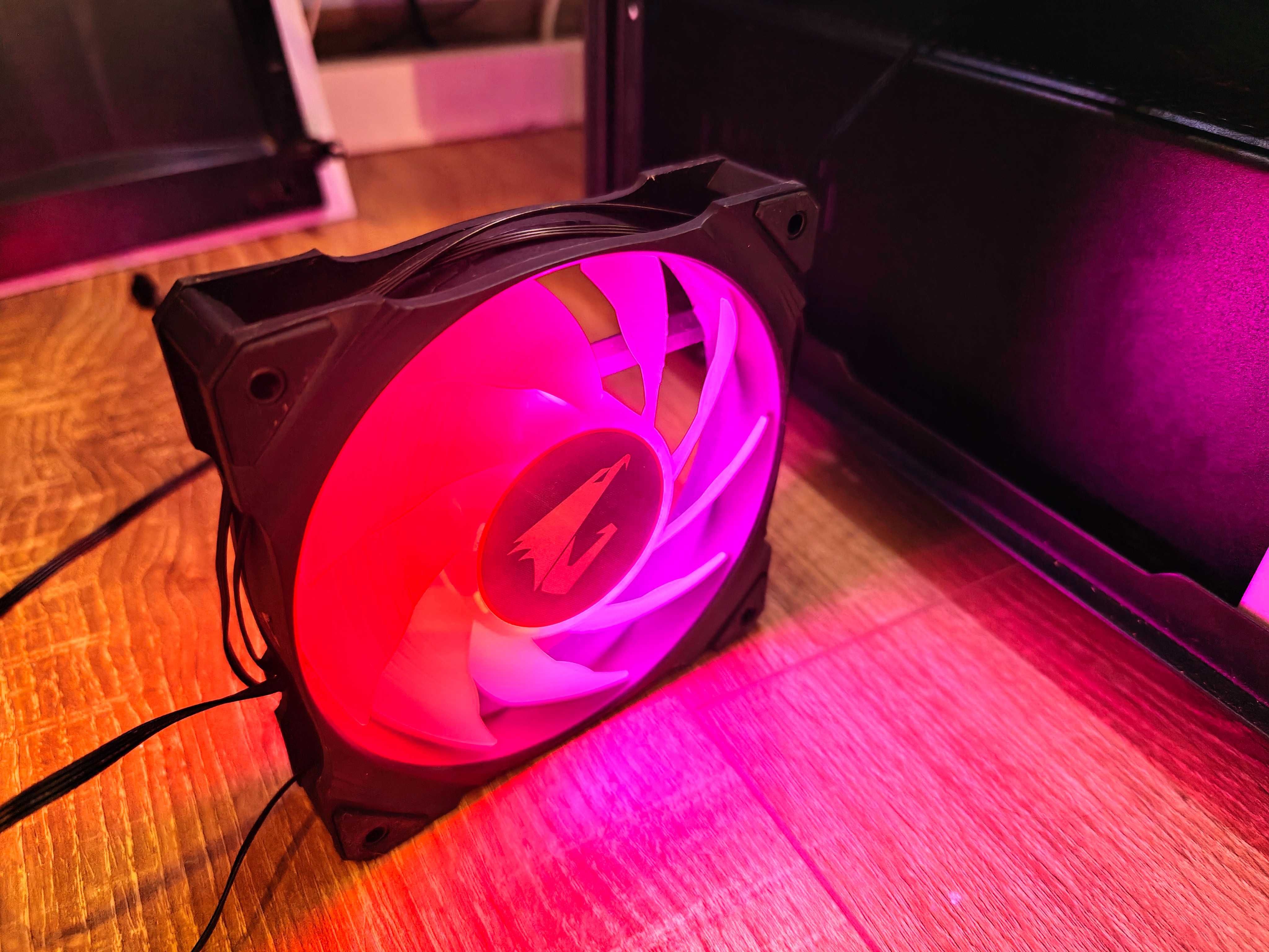 RGB Вентилятори Gigabyte Aorus 120mm для радіаторів (3 Шт)