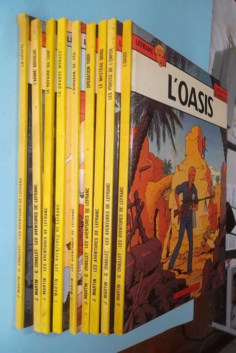 LEFRANC - Jacques Martin - álbuns de BD em língua francesa.