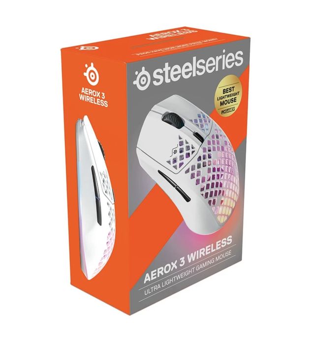 Миша SteelSeries Aerox 3 Wireless Snow