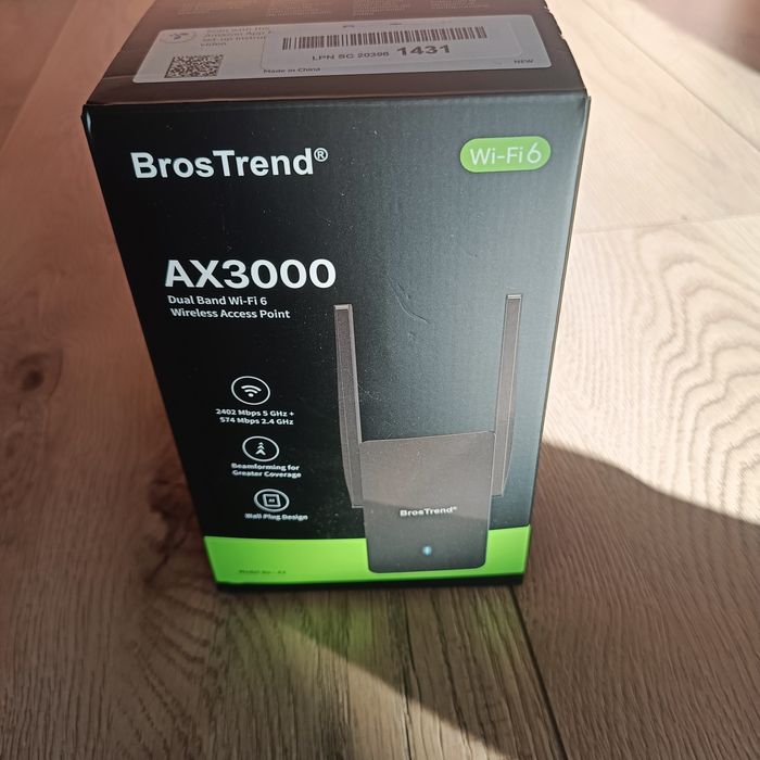 Wzmacniacz sygnaly WiFi BrosTrend AX3000