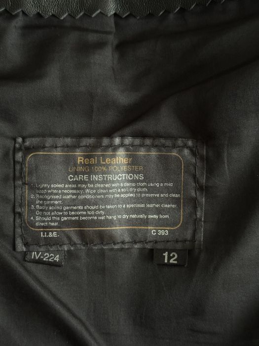 Спідниця з натуральної шкіри