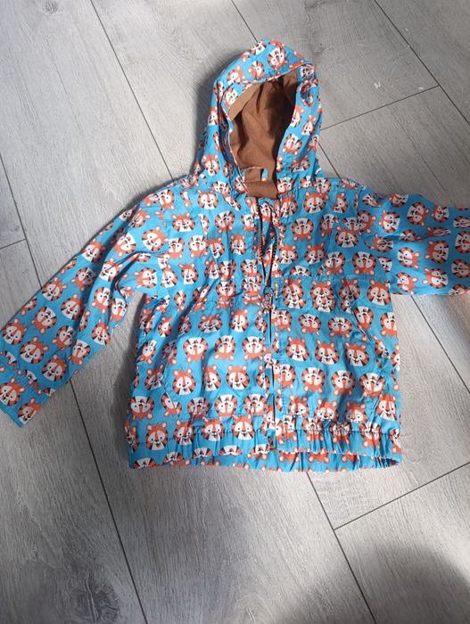 Kurtka wiosenna przeciwdeszczowa kaptur 80 tygryski 5.10.15