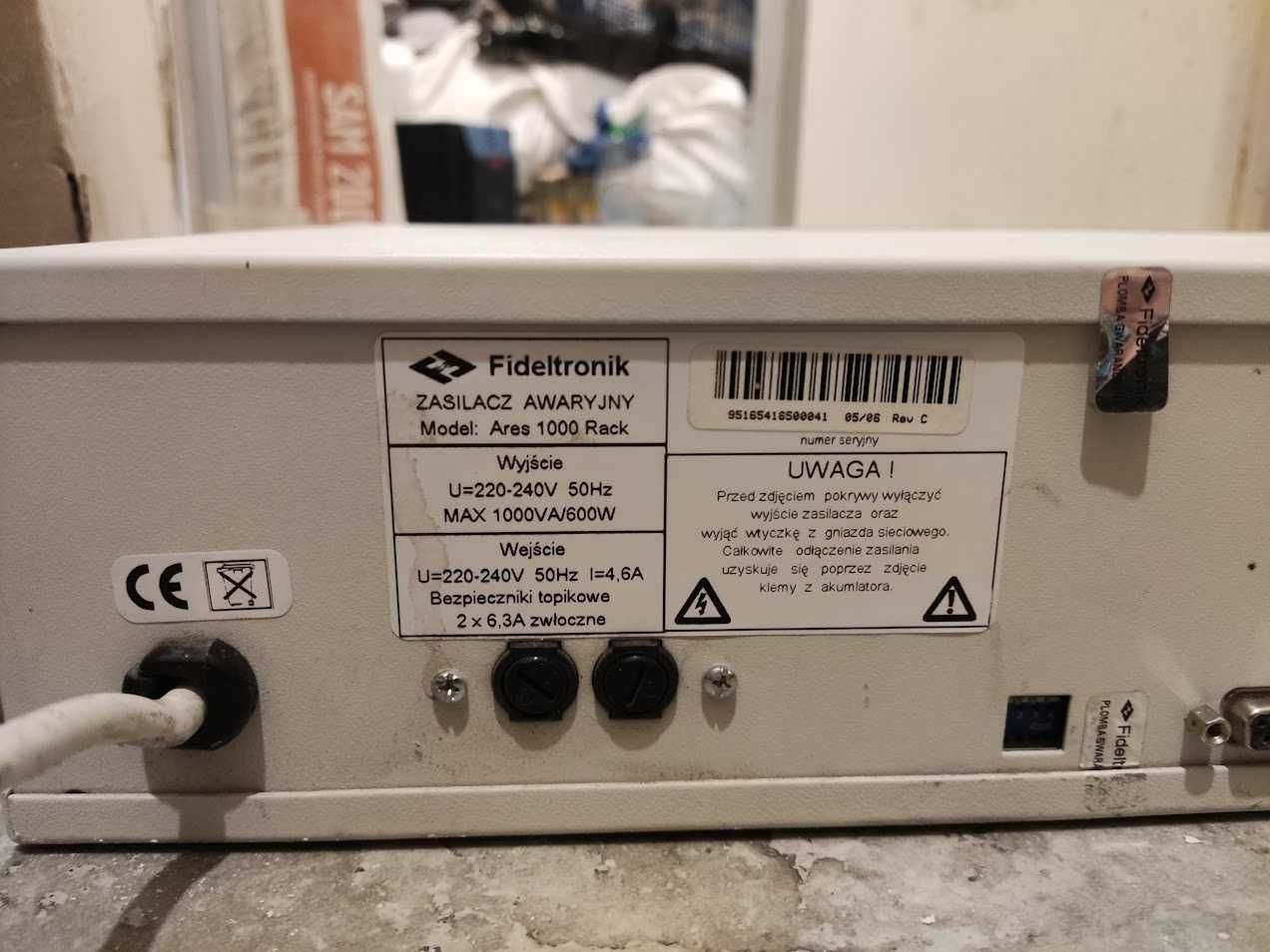 UPS Fideltronik Ares 1000 Rack