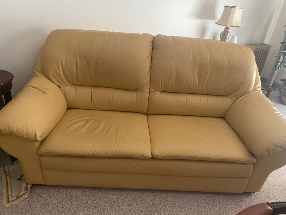Sofas de pele genuína