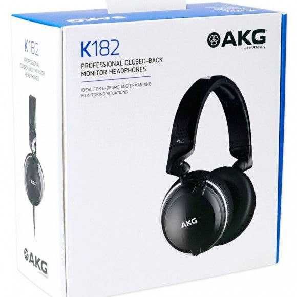 AKG K182 — професійні повнорозмірні навушники для моніторингу