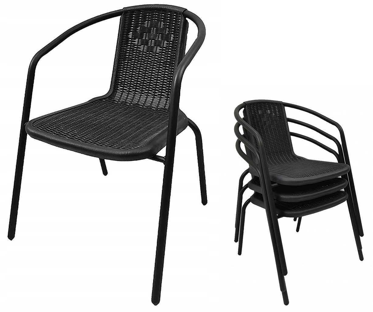 Krzesła meble Ogrodowe na BALKON Ogród Taras  ZESTAW Krzesło x4