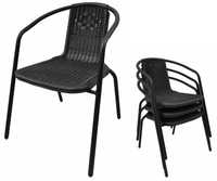 Krzesła meble Ogrodowe na BALKON Ogród Taras  ZESTAW Krzesło x4