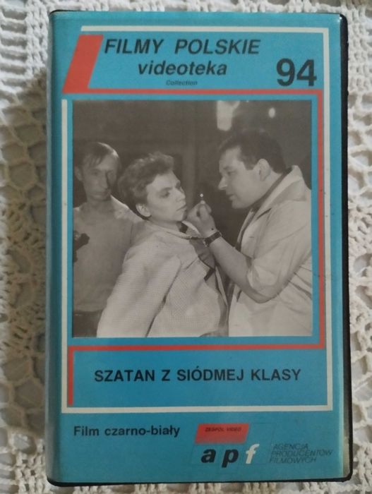 VHS kaseta szatan z siódmej klasy