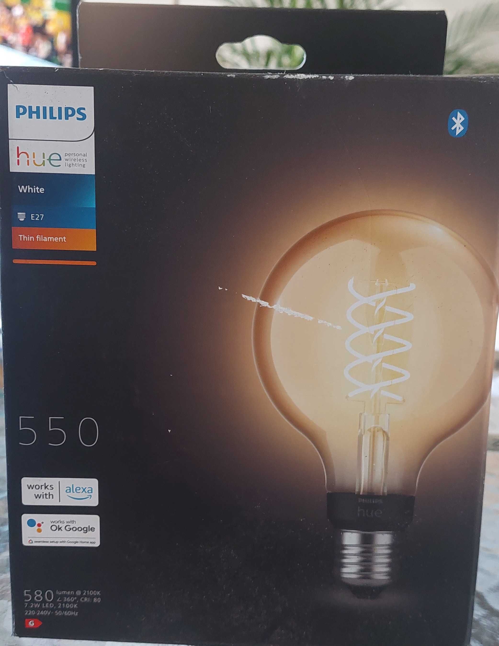 Philips hue thin filament kula E27