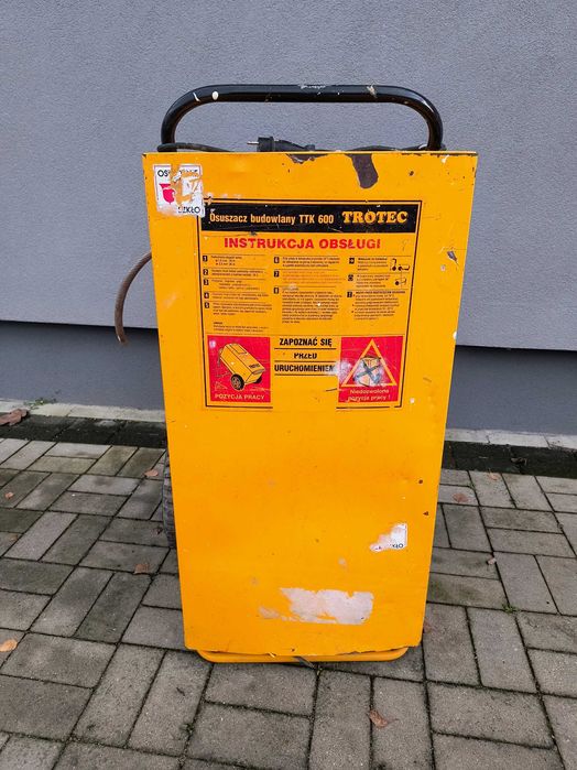 Wynajmę osuszacze budowlane Tortec TTK 600