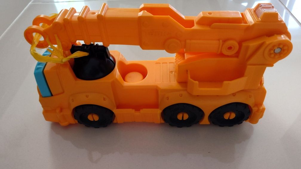 Play-doh dźwig z kulą, fabryka cegieł - uszkodzone