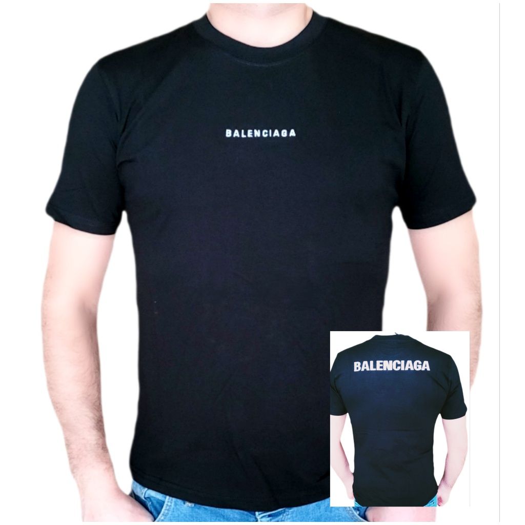 Koszulka T-Shirt męski Balenciaga czarna