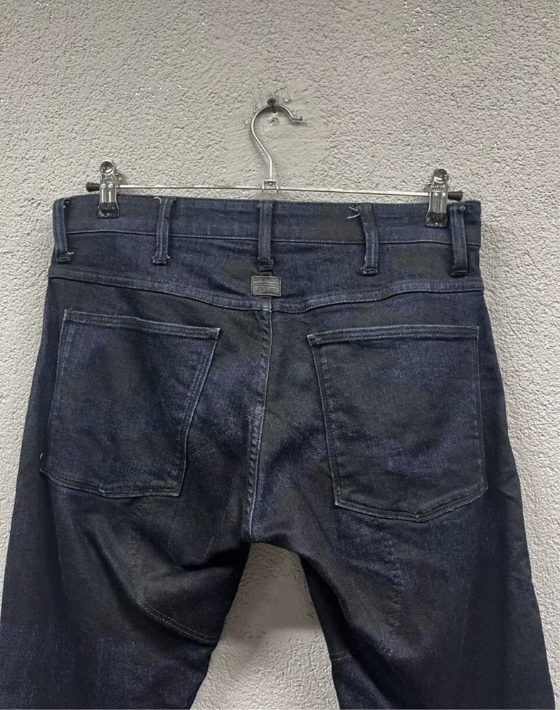 Джинси G star raw W29 L32 skinny 3d zip knee чоловічі