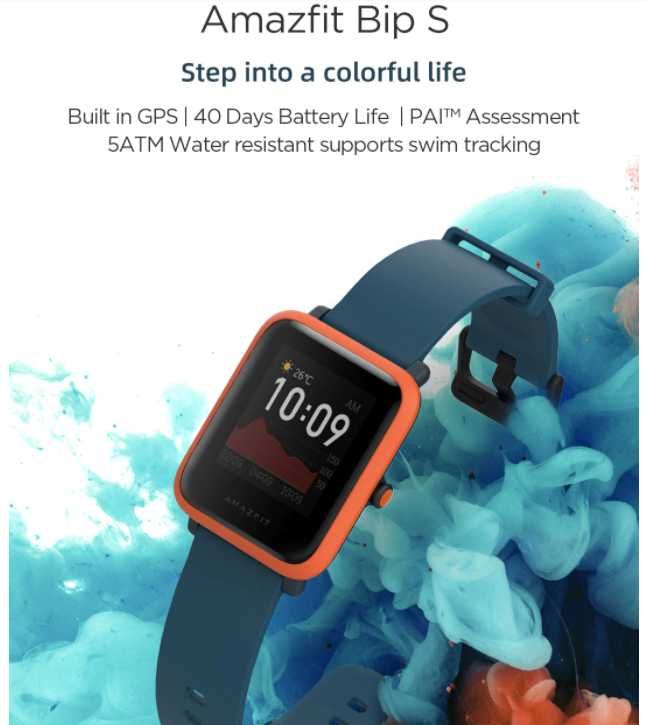 Xiaomi Huami Amazfit Bip S Smartwatch/Relógio (NOVO E SELADO)
