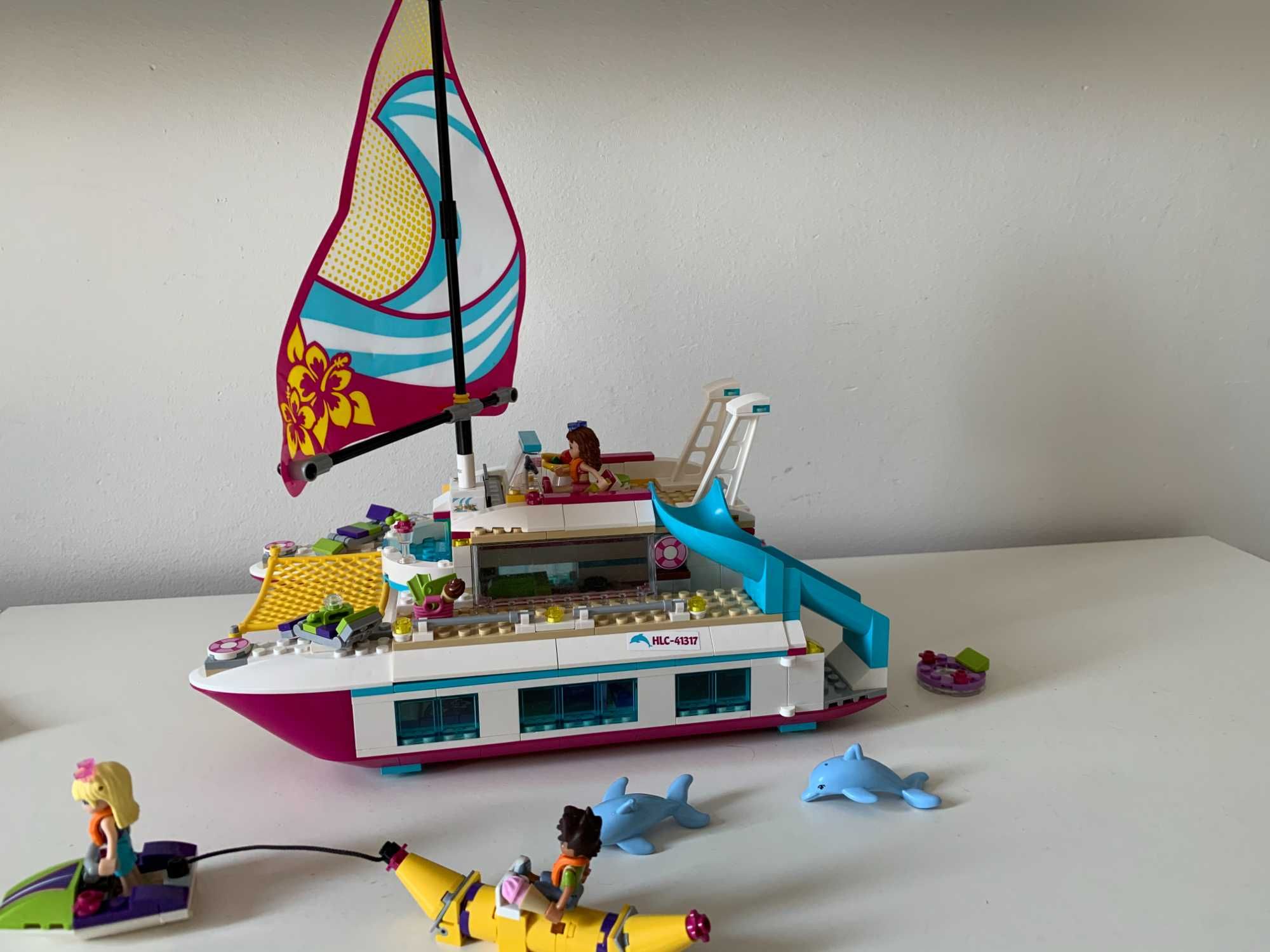 LEGO Friends Słoneczny katamaran 41317 Kompletny
