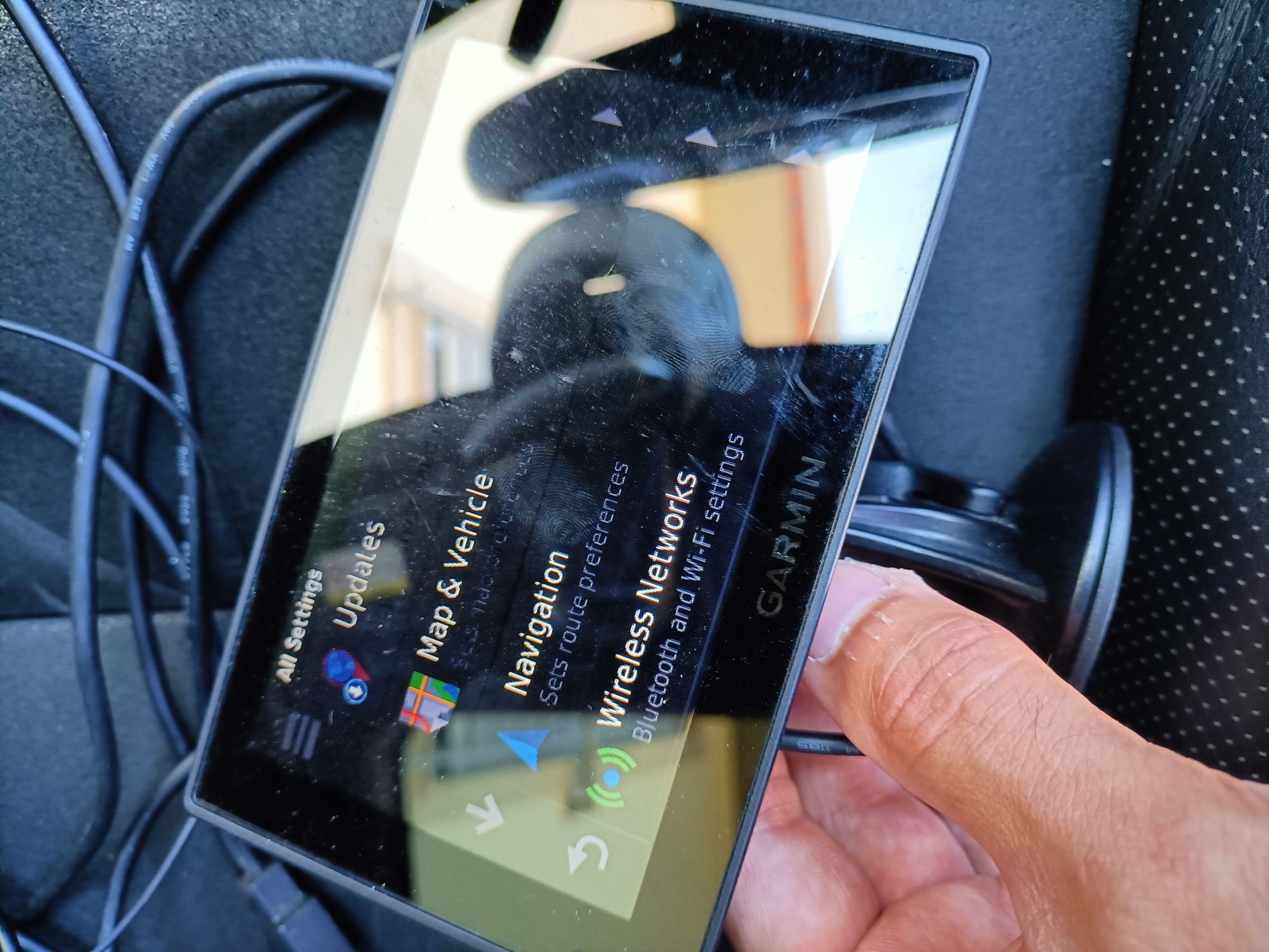 GPS Garmin com dashcam e câmara traseira WiFi