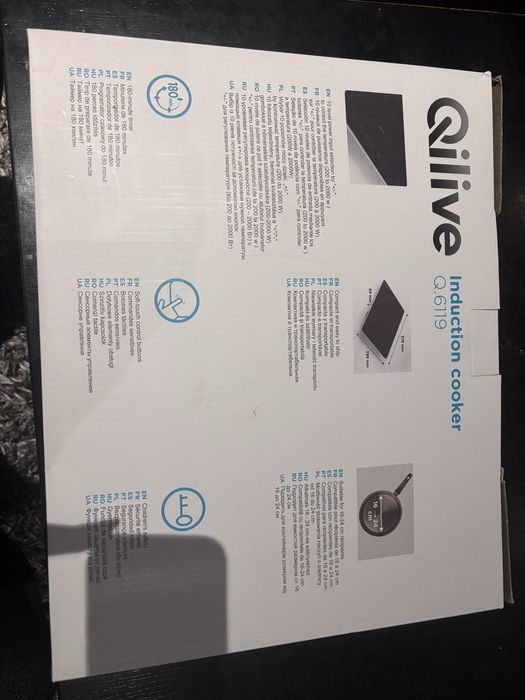 Placa de Indução Qilive Q.6119 – NOVA na caixa