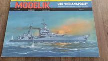 Model kartonowy USS Indianapolis + wręgi