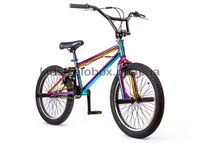 BMX БМХ 20" подростковый трюковый велосипед Crosser Rainbow Cobra