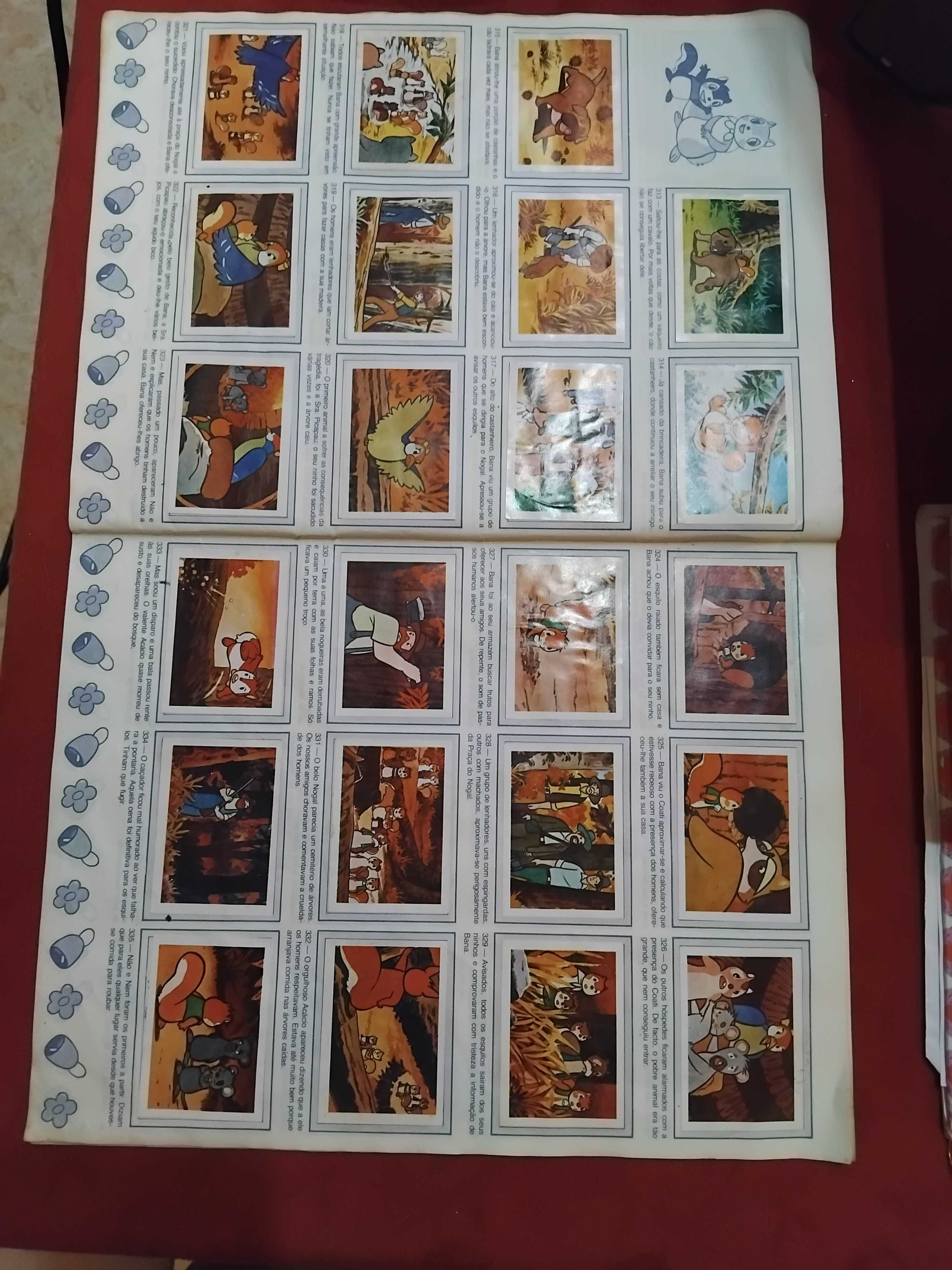 Coleção de cromos Bana e Flapi