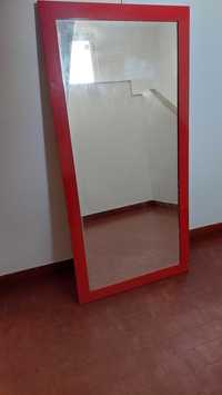 Espelho com moldura 140x80