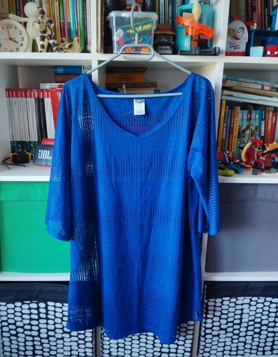 Tunika plażowa siateczka tunika plażowa narzutka na strój kąpielowy