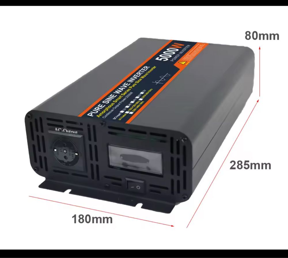 Conversor de 12V ou 24V para 220V novos de 4000 ou 5000