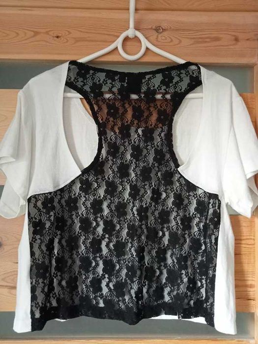 Bluzka damska z koronką roz.S
