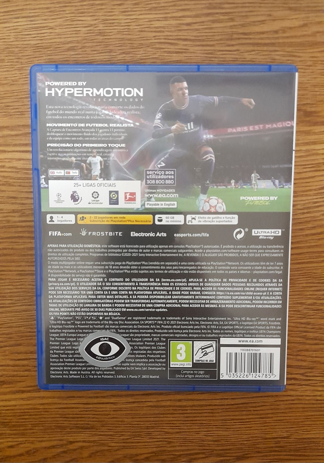 Jogo Playstation 5 FIFA 22 Edição Standard