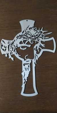 Krzyż Pan Jezus z koroną cierniowa