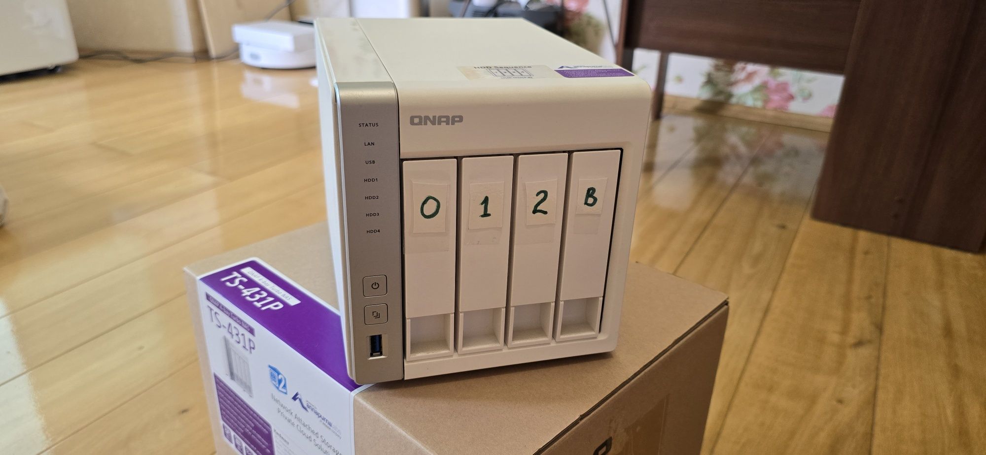 Сетевое хранилище NAS QNAP TS-431P