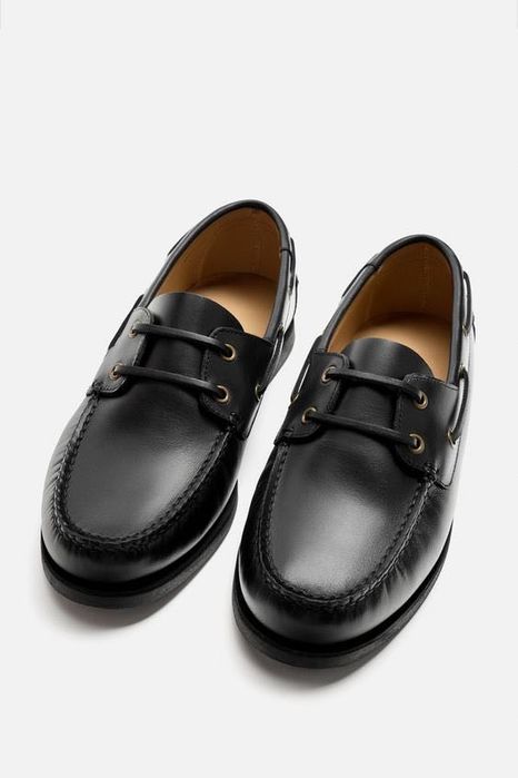 Sapatos Vela em pele genuína de alta qualidade nº41 (Novos)