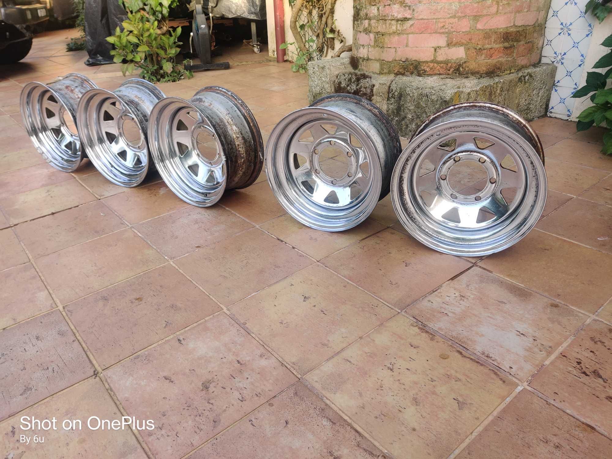 Toyota land cruiser jantes cromadas