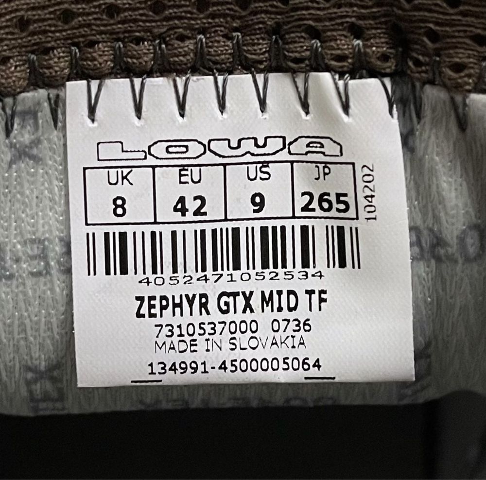 Lowa Zephyr Gore-Tex Mid TF | Оригінал