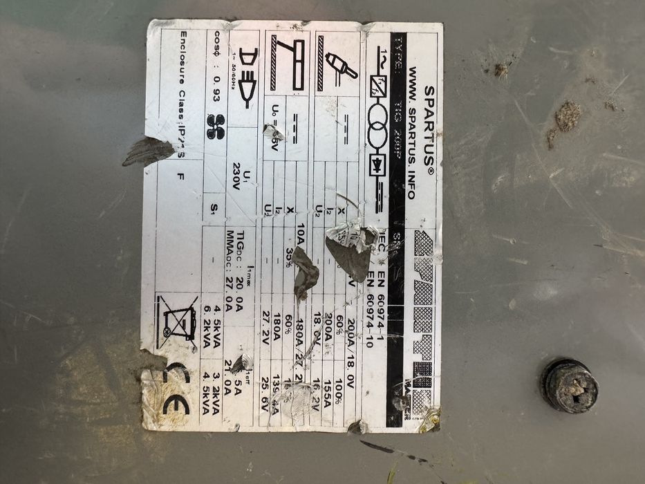 Spawarka SPARTUS  TIG 200P