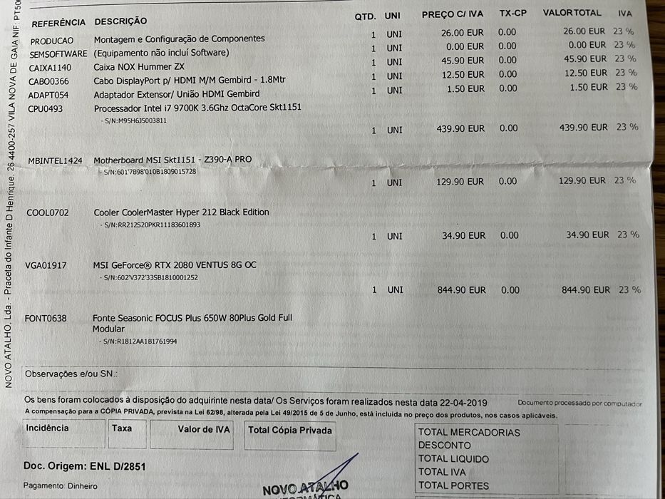 Intel i7 9700K Computer - GeForce RTX 2080 + Philips 4k Monitor64551956560129122