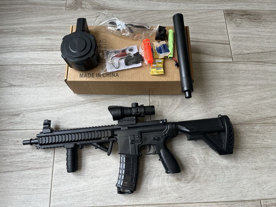 Автомат на орбизах М4А1, гель бластер на орбизах , детский автомат