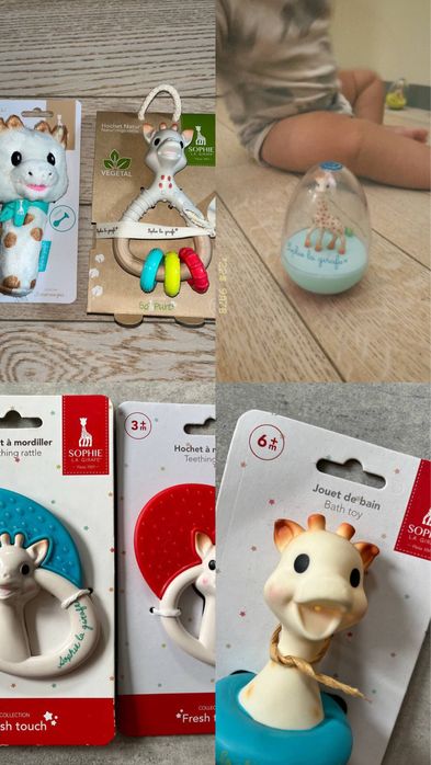 Софі софи жираф sophie la girafe прорізувач каучук