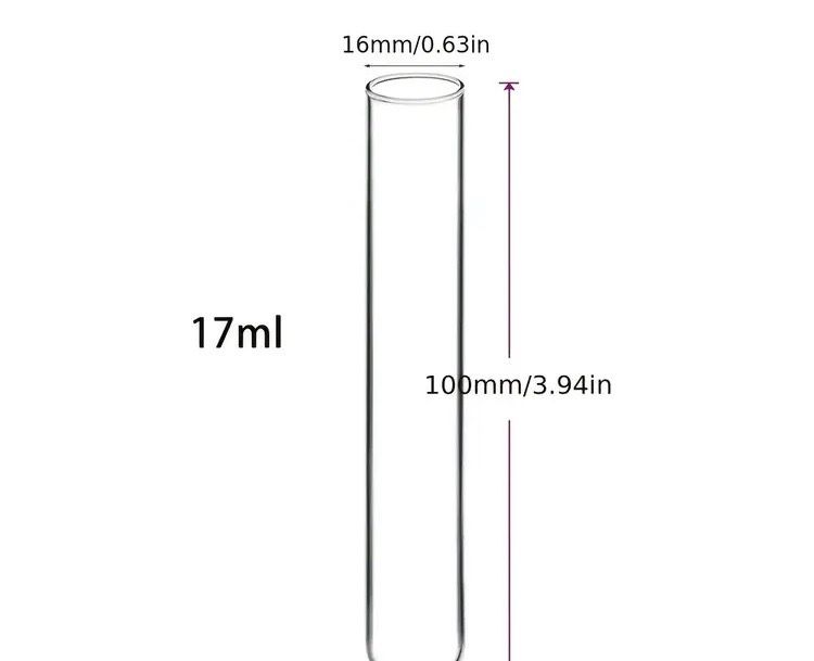 Probówki szklane 16x100mm 5pcs