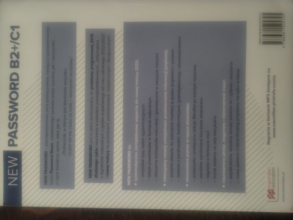 Podręcznik "New Password" B2+/C1 (Student's books)