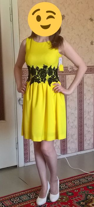 Сукня, жовта, 42р(S)