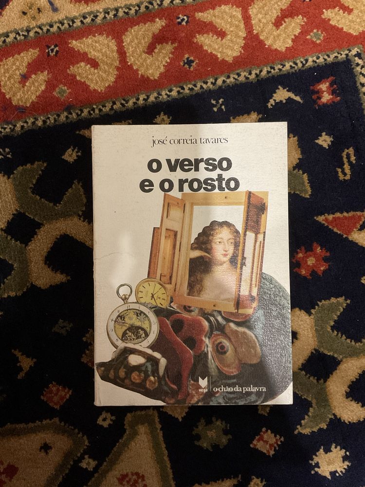 Livro raro de josé correia Tavares - o verso e o rosto