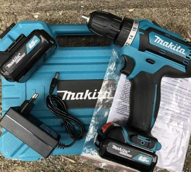 Шуруповерт 24 v makita 331 з 2 акумуляторами шурупокрут