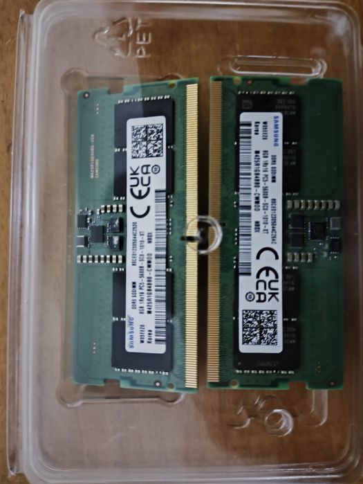 Memória RAM Samsung DDR5 2x8GB Sodimm
